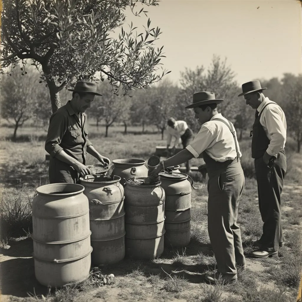Producción histórica de aceite de oliva